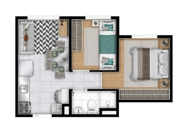 Imagem Apartamento com 2 Quartos à Venda, 31 m² em Itaquera - São Paulo Imagem Apartamento com 2 Quartos à Venda, 31 m² em Itaquera - São Paulo