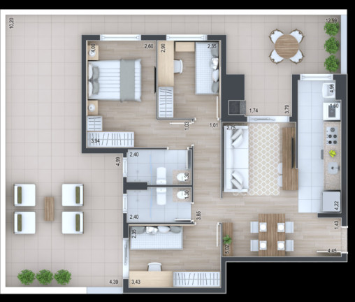 Imagem Apartamento com 2 Quartos à Venda, 67 m² em Portão - Curitiba Imagem Apartamento com 2 Quartos à Venda, 67 m² em Portão - Curitiba