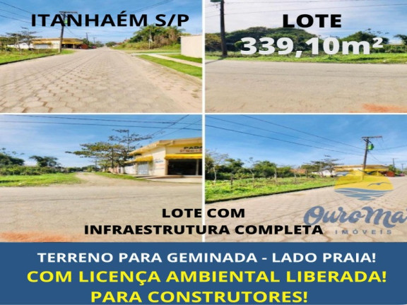 Imagem Terreno à Venda, 339 m² em Jardim Das Palmeiras - Itanhaém Imagem Terreno à Venda, 339 m² em Jardim Das Palmeiras - Itanhaém