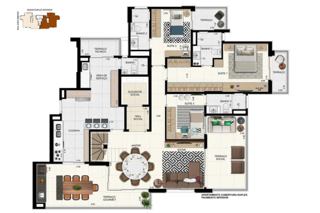 Imagem Cobertura à Venda, 323 m² em Campestre - Santo André