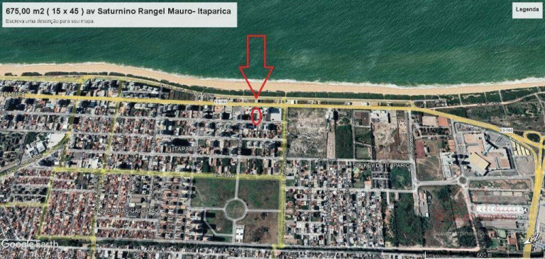 Imagem Terreno para Alugar, 675 m² em Praia De Itaparica - Vila Velha Imagem Terreno para Alugar, 675 m² em Praia De Itaparica - Vila Velha