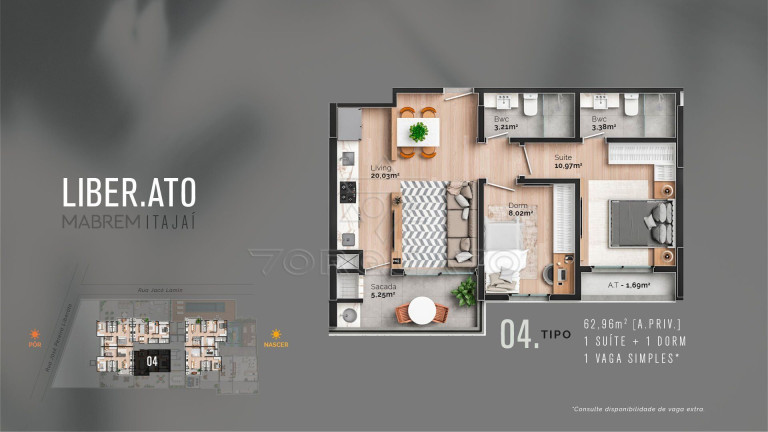 Imagem Apartamento com 2 Quartos à Venda, 67 m² em São Judas - Itajaí