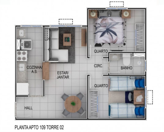Imagem Imóvel com 2 Quartos à Venda, 43 m² em Alcântara - São Gonçalo