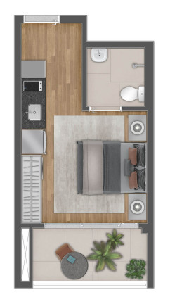 Imagem Imóvel com 1 Quarto à Venda, 26 m² em Pinheiros - São Paulo Imagem Imóvel com 1 Quarto à Venda, 26 m² em Pinheiros - São Paulo