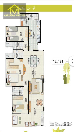 Imagem Apartamento com 3 Quartos à Venda, 120 m² em Praia Da Costa - Vila Velha Imagem Apartamento com 3 Quartos à Venda, 120 m² em Praia Da Costa - Vila Velha
