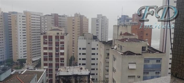 Imagem Apartamento com 2 Quartos à Venda, 66 m² em José Menino - Santos