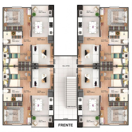 Imagem Apartamento com 2 Quartos à Venda, 50 m² em Pereque - Porto Belo Imagem Apartamento com 2 Quartos à Venda, 50 m² em Pereque - Porto Belo
