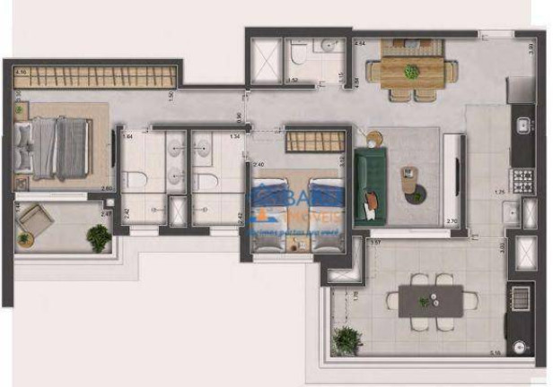 Imagem Apartamento com 2 Quartos à Venda, 78 m² em Pinheiros - São Paulo Imagem Apartamento com 2 Quartos à Venda, 78 m² em Pinheiros - São Paulo