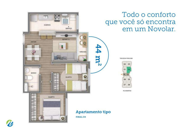 Imagem Apartamento com 2 Quartos à Venda, 44 m² em Irajá - Rio De Janeiro