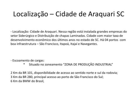 Imagem Terreno à Venda, 116.277 m² em Itinga - Araquari Imagem Terreno à Venda, 116.277 m² em Itinga - Araquari