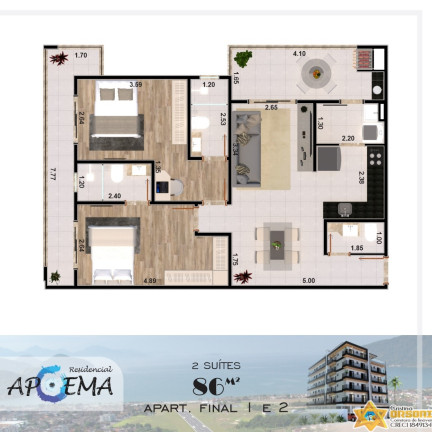 Imagem Apartamento com 2 Quartos à Venda, 86 m² em Centro - Ubatuba Imagem Apartamento com 2 Quartos à Venda, 86 m² em Centro - Ubatuba