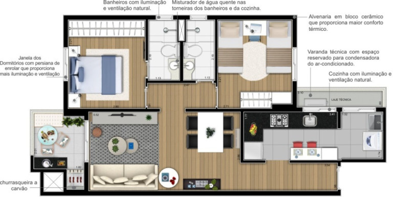 Imagem Imóvel com 2 Quartos à Venda, 65 m² em Campestre - Santo André Imagem Imóvel com 2 Quartos à Venda, 65 m² em Campestre - Santo André