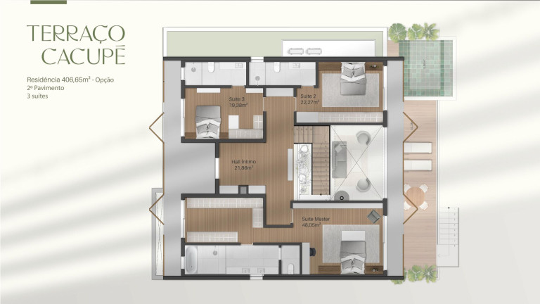 Imagem Casa com 4 Quartos à Venda, 406 m² em Cacupé - Florianópolis