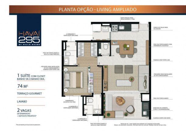 Imagem Apartamento com 2 Quartos à Venda, 75 m² em Perdizes - São Paulo