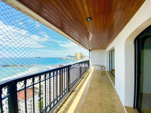 Apartamento com 4 Quartos à Venda, 171 m² em Praia Das Pitangueiras - Guarujá