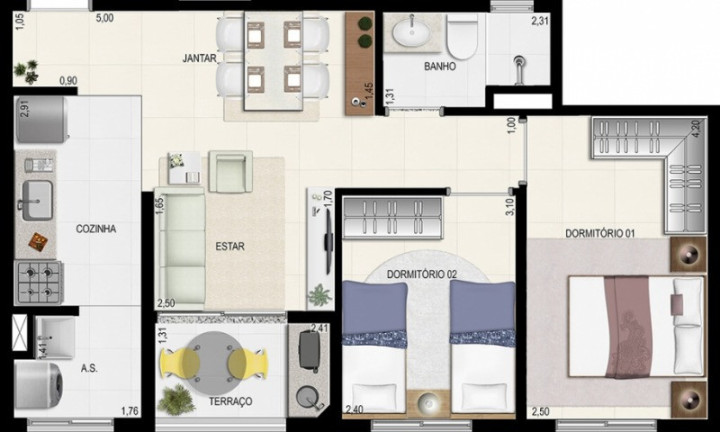 Imagem Imóvel com 2 Quartos à Venda, 55 m² em Jardim Itapark - Mauá Imagem Imóvel com 2 Quartos à Venda, 55 m² em Jardim Itapark - Mauá