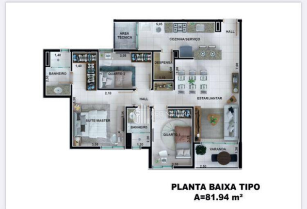 Imagem Apartamento à Venda, em São Cristóvão - Teresina Imagem Apartamento à Venda, em São Cristóvão - Teresina