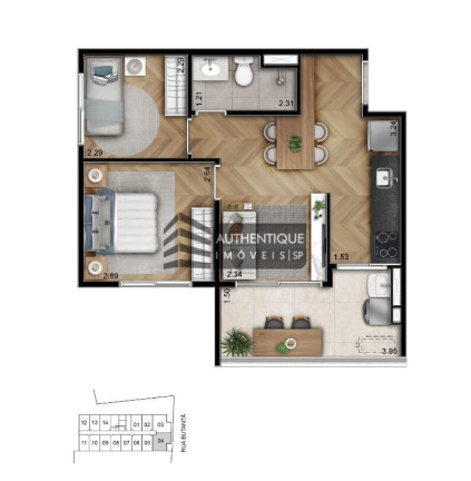 Imagem Imóvel com 1 Quarto à Venda, 25 m² em Pinheiros - São Paulo Imagem Imóvel com 1 Quarto à Venda, 25 m² em Pinheiros - São Paulo