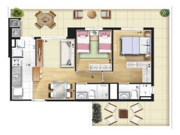 Imagem Apartamento com 2 Quartos à Venda, 59 m² em Campestre - Santo André Imagem Apartamento com 2 Quartos à Venda, 59 m² em Campestre - Santo André