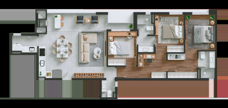 Imagem Apartamento com 3 Quartos à Venda, 180 m² em Portão - Curitiba Imagem Apartamento com 3 Quartos à Venda, 180 m² em Portão - Curitiba