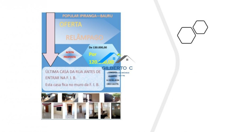 Imagem Casa com 1 Quarto à Venda, 147 m² em Vila São João Do Ipiranga - Bauru