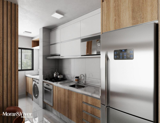 Imagem Apartamento com 2 Quartos à Venda, 51 m² em Santa Cândida - Curitiba