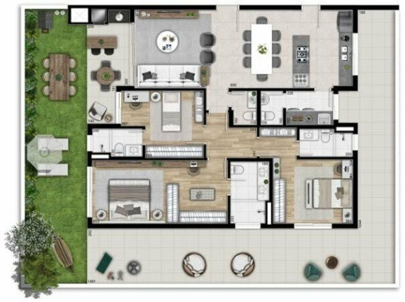 Imagem Apartamento com 2 Quartos à Venda, 301 m² em Bigorrilho - Curitiba