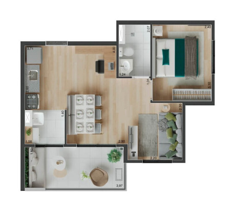 Imagem Apartamento com 2 Quartos à Venda, 61 m² em Vila Olímpia - São Paulo Imagem Apartamento com 2 Quartos à Venda, 61 m² em Vila Olímpia - São Paulo