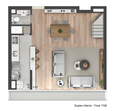 Imagem Apartamento com 1 Quarto à Venda, 43 m² em Praia De Belas - Porto Alegre