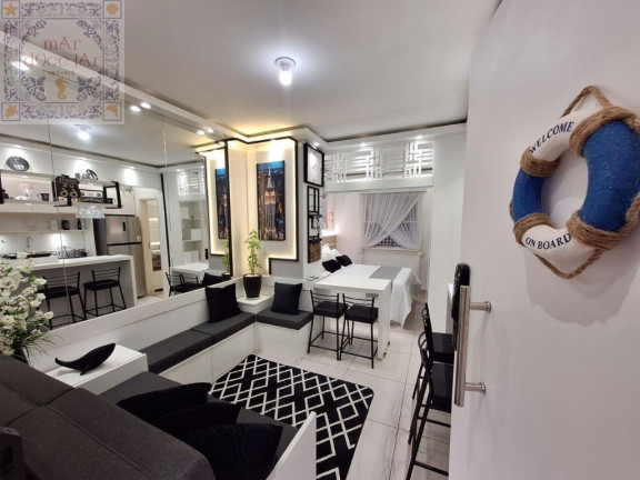 Imagem Apartamento com 1 Quarto à Venda, 31 m² em Centro - São Vicente