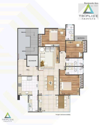 Imagem Apartamento com 3 Quartos à Venda, 125 m² em Jardim Glória - Juiz De Fora