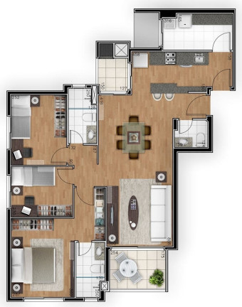 Imagem Apartamento com 2 Quartos à Venda, 76 m² em Ahú - Curitiba
