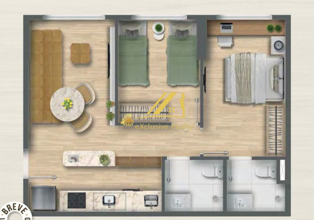 Imagem Imóvel com 2 Quartos à Venda, 57 m² em Pituba - Salvador Imagem Imóvel com 2 Quartos à Venda, 57 m² em Pituba - Salvador