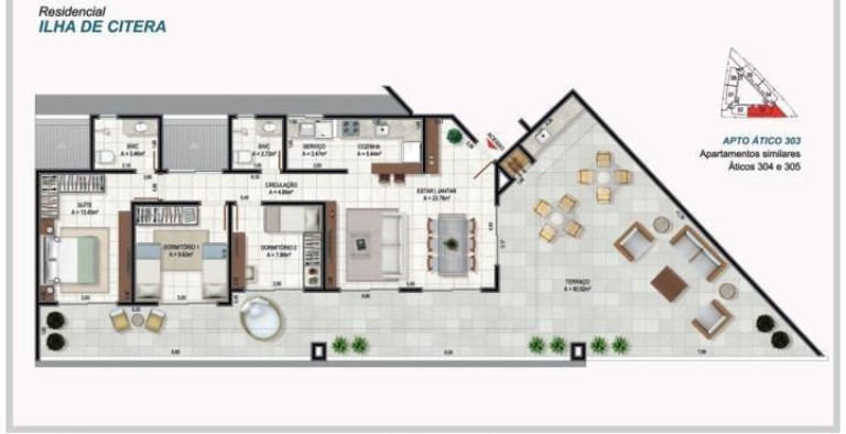 Imagem Apartamento com 3 Quartos à Venda, 6.400 m² em Ingleses Norte - Florianópolis