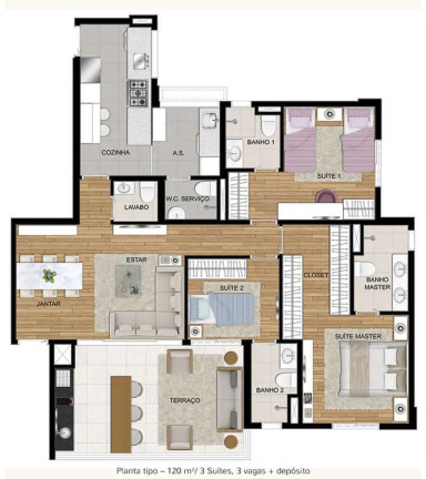 Imagem Imóvel com 3 Quartos à Venda, 229 m² em Alto De Pinheiros - São Paulo