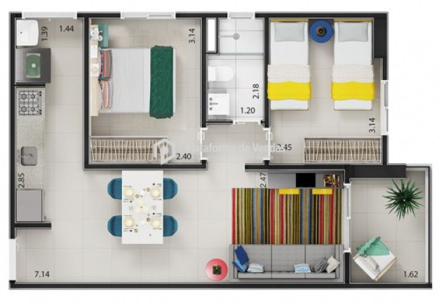 Imagem Apartamento com 1 Quarto à Venda, 41 m² em Jardim Avelino - São Paulo