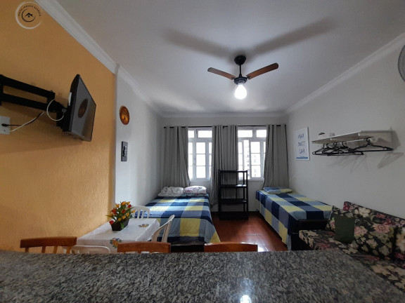 Imagem Kitnet com 1 Quarto para Alugar ou Temporada, 55 m² em Pitangueiras - Guarujá