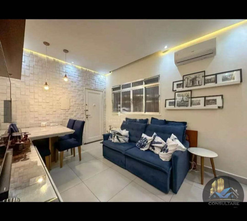 Apartamento com 2 Quartos à Venda, 68 m² em Boqueirão - Santos