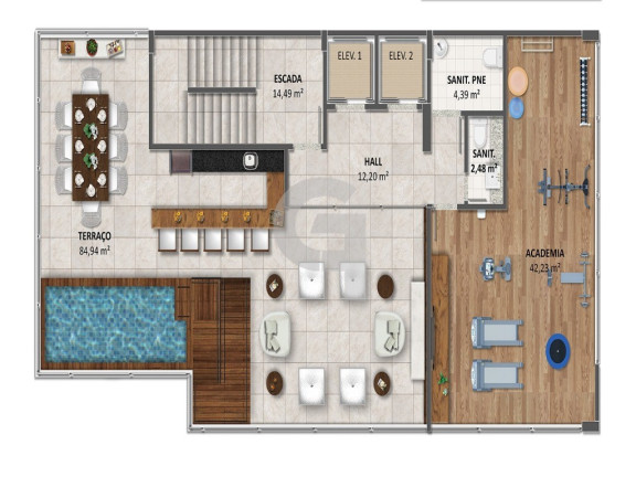 Imagem Apartamento com 1 Quarto à Venda, 50 m² em Caminho Das árvores - Salvador Imagem Apartamento com 1 Quarto à Venda, 50 m² em Caminho Das árvores - Salvador