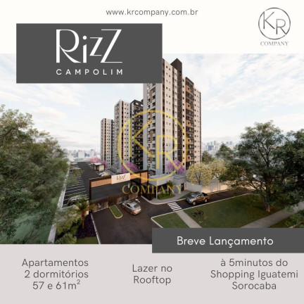 Imagem Apartamento com 2 Quartos à Venda, 57 m² em Parque Campolim - Sorocaba