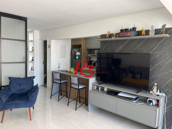 Imagem Apartamento com 1 Quarto à Venda, 53 m² em Ponta Da Praia - Santos Imagem Apartamento com 1 Quarto à Venda, 53 m² em Ponta Da Praia - Santos