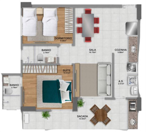 Imagem Apartamento com 2 Quartos à Venda, 70 m² em Guilhermina - Praia Grande Imagem Apartamento com 2 Quartos à Venda, 70 m² em Guilhermina - Praia Grande