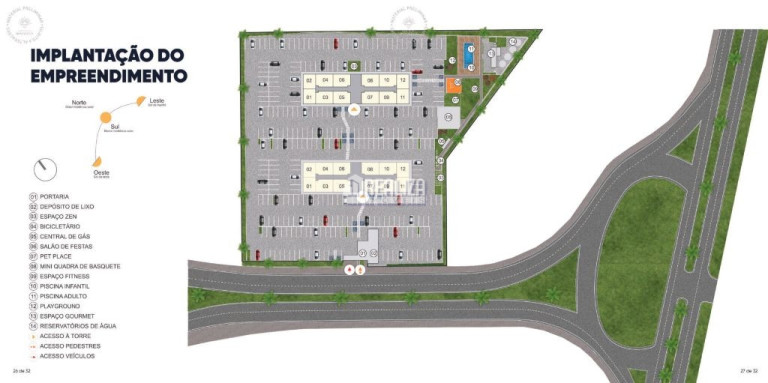 Apartamento com 2 Quartos à Venda, 40 m² em Paraíso - Uberaba