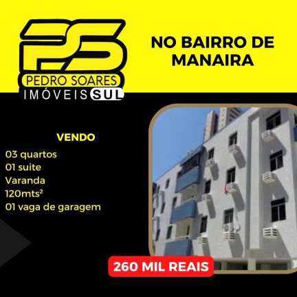 Apartamento com 3 Quartos à Venda, 120 m² em Manaíra - João Pessoa
