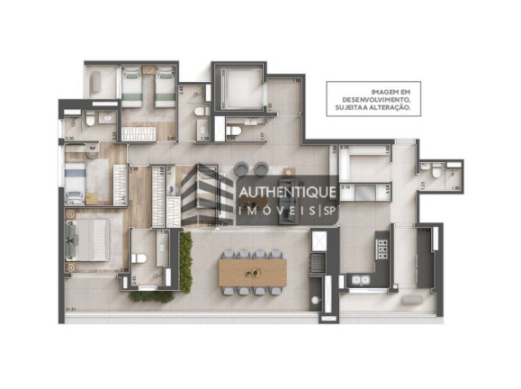 Imagem Apartamento com 4 Quartos à Venda, 157 m² em Mooca - São Paulo