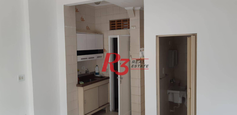 Imagem Kitnet com 1 Quarto à Venda, 27 m² em Embaré - Santos