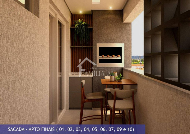 Imagem Apartamento com 2 Quartos à Venda, 46 m² em Fátima - Joinville