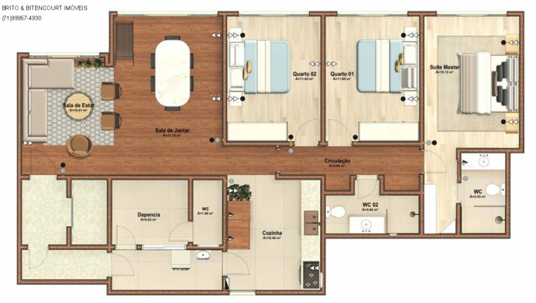 Imagem Imóvel com 3 Quartos à Venda, 117 m² em Jardim Apipema - Salvador Imagem Imóvel com 3 Quartos à Venda, 117 m² em Jardim Apipema - Salvador