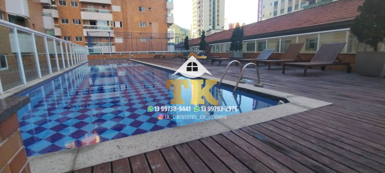 Apartamento com 2 Quartos para Alugar, 87 m² em Canto Do Forte - Praia Grande