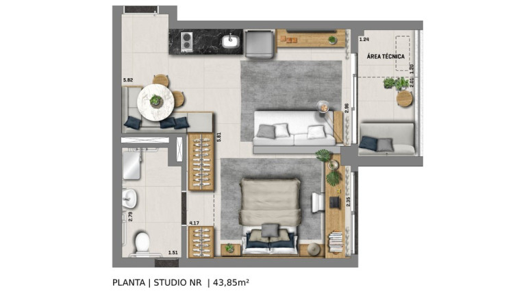 Imagem Imóvel com 1 Quarto à Venda, 43 m² em Vila Mariana - São Paulo